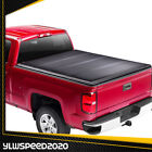 Fit For 88-07 Silverado 15002500 Pickup 8ft Bed Hard Solid 4-fold Tonneau Cover