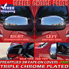 2007-2013 Chevy Silverado 1500 Chrome Mirror Covers Top Half Overlay Trim Cap
