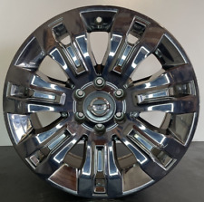 2015-2019 20 X 8 Nissan Titan Armada Oem Factory Rim Wheel Black Chrome Clad