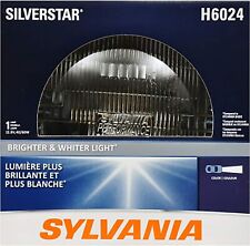 Sylvania H6024 Silverstar 7 Inch Round Sealed Beam Headlight