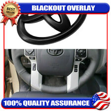For Tacoma Tundra Blackout Steering Wheel Emblem Overlay Protector Anti-scratch