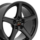 Wheel For 1994-2004 Ford Mustang Saleen 18x9 Black