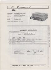 Sams 1963 Chrysler Car Radio Schematic Nay-3052 With Charts And Diagrams