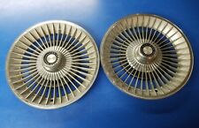 Two Vintage 1980-1989 Chrysler Corporation 15 Hubcaps Wheel Covers Used
