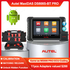 Autel Scanner Maxidas Ds808s-bt Pro 2024 Fastest Android 11 Diagnostics - Coding