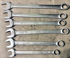 Vintage Snap On 6 Wrench Lot 24mm 22mm 21mm 20mm 19mm 15mm Oexm150 To Oex24m