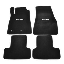 Fit For 05-09 Ford Mustang Black Nylon Floor Mats Carpets W Emblems