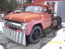 1957 Ford Wrecker Tow Truck Shop Advertise Vintage Patina Winch Dollies Sling