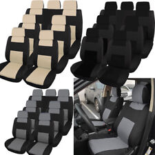 Universal Fit Car Seat Covers For Auto Suv Van Truck - 3 Row Polyster Full Set