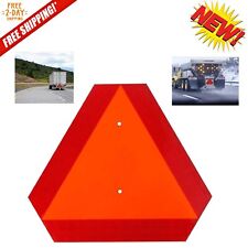 Reflective Slow Vehicle Sign 14x16 Safety Triangle Golf Carttractor Utv
