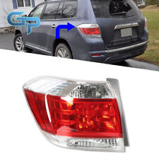 For 2011-2013 Toyota Highlander Tail Light Lamp Assembly Replace Driver Side