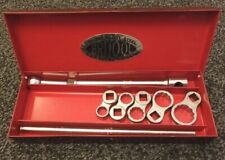 Britool 38 Drive Whitworth Crowsfoot Socket Set Wrench Vintage Tools Set 2350
