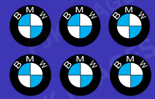 2 X 2 Bmw Stickers 6 Pack Logo Decals Ships Same Day