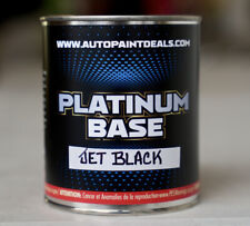 Jet Black Pint Size 16oz Automotive Premium Urethane Basecoat