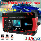New Car Battery Charger 61224v Volt Motorcycle Battery Repair Type Agm Charger