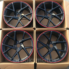 23 M Style Red Line Forged Wheels Rims Fits Audi Rs Q8 23x11 Set Of 4