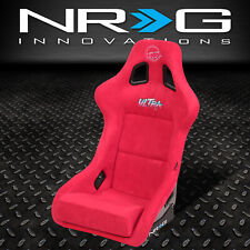 Nrg Innovations Frp-302rd-ultra Large Prisma Fixed Back Bucket Racing Seat Red
