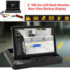5 Hd Car Lcd Dash Monitor Rear View Backup Display Reverse Parking Camera Well