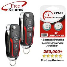 2 For 2005 2006 2007 2008 2009 Ford Mustang Keyless Entry Remote Fob Flip Key
