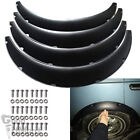 4x 4.5 Black Wheel Arches Fender Flares Extra Wide Body Kits For Honda Civic