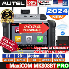 2024 Autel Maxicom Mk808bt Pro Car Diagnostic Tool Auto Obd2 Scanner Code Reader