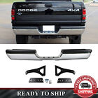 Complete Chrome Rear Step Bumper Assembly For 1994-2002 Dodge Ram 1500 2500
