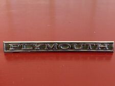 Grille Chrome Emblem W Pins 2786044 Part For 1969 Plymouth Valiant