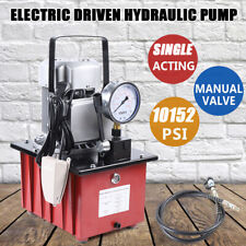 Electric Hydraulic Pump Power Unit Single Acting With 1.8m Oil Hose 1400 Rmin