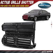 Front Grille Shutter Radiator Support Air Duct W Motor For Bmw 528i 535i 535d