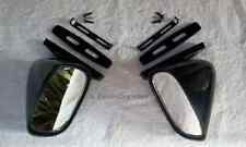 Nos Pair Black Sport Bullet Hot Rod Muscle Car Side View Mirrors