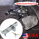 Clutch Lock Brake Pedal Lock Stainless Steel Anti-theft Security With 3 Keys Us