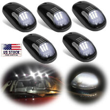 5x Smoked Lens Roof Top Cab Lights White Led Lamp For Chevy Silverado 1500 2500