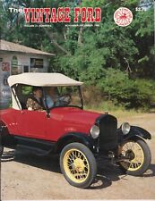 1927 Roadster - Vintage Fordmagazine 1986 - The Model Club America