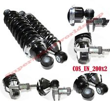 Rear Street Rod Coil Over Shock Set W200 Pound Black Coated Springs