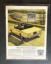 1964 Chevrolet Monza Spyder Convertible Advertisement With Free Shipping
