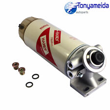 Hanlv M161.5 Diesel Fuel Filter Water Seperator Hand Primer Pump 30 Micron