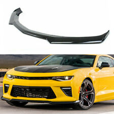 Front Bumper Lip Spoiler Fits For 16-22 Chevy Camaro Ss Ls Lt Rs Glossy Black