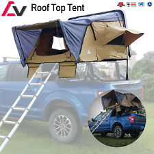 Roof Top Tent W Ladder Mattress Camping Outdoor Truck Suv Travel Waterproof