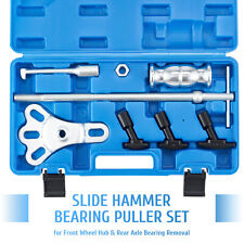 Omt 8pc Rear Axle Seal Bearing Puller Set Slide Hammer Kit W Yoke Hook Adapters