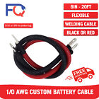 10 Awg Gauge Custom Battery Cable Copper Car Solar Power Wire Inverter Welding