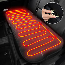 Universal Car Rear Heated Seat Cover Cushion Warmer Heating Warming Pad Cover