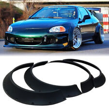 4 Fender Flares For Honda Cr-x Del Sol Concave Extra Wide Wheel Arches Body Kit