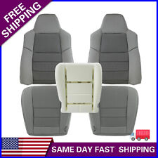 For 2003-2007 Ford F250 F350 Lariat Xlt Front Cloth Seat Cover Driver Foam