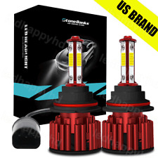 4side Led Headlight 9007 Hb5 Hilow Beam 20000lm Bulbs Super Bright White Lamps
