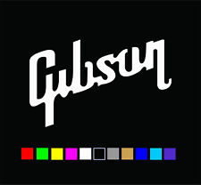 Gibson Guitar Logo Vinyl Decal Die Cut Sticker