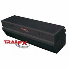 Trailfx 150602 Truck Tool Box Chest Single Lid Black Aluminum 60x20x17