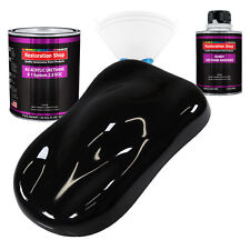 Restoration Shop Jet Black Gloss Acrylic Urethane Quart Kit Auto Paint