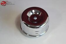 Louvered Chrome Hot Rat Rod Style Air Cleaner 1 Barrel 2 516 Chevy Ford Truck