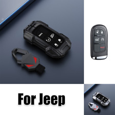Zinc Alloy Silicone Car Key Case Cover For Dodge For Jeep Cherokee Chrysler 300c