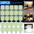 20x Super White Led T10921194 36smd Rv Camper Trailer Interior Light Bulbs 12v